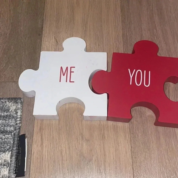COUPLES BLOCK BETTER TOGETHER . WHITE/RED CUTE GIFT FOR A CHILD, MOM, LOVER - Picture 6 of 6